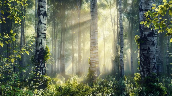 Papier peint arbre : touchez la nature chez vous